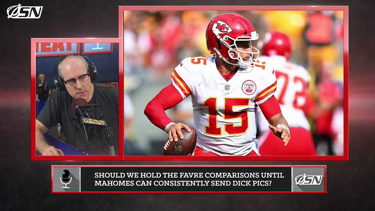 Let’s Avoid The Brett Favre Comparisons Until Patrick Mahomes Can Consistently Send Dick Pics To Reporters