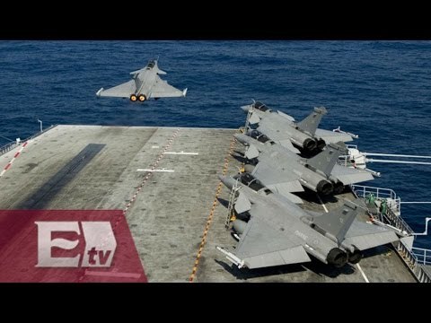 Portaaviones francés con aviones de combate zarpa rumbo a Siria / Paola Virrueta