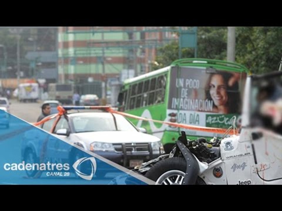 Aparatoso accidente cerca de CCH Vallejo / Spectacular crash near  CCH  Vallejo