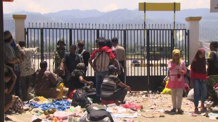 불안한 현지인들 '탈출 러시'...이 시각 피해 현장 / YTN