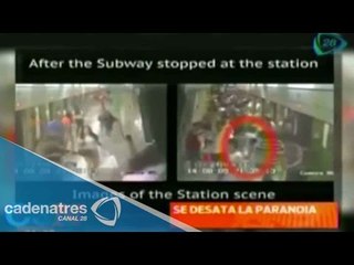 VIDEO: Pasajeros del metro huyen aterrados de presunto infectado con ébola