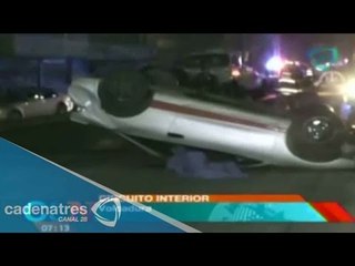 Fuerte accidente automovilístico deja una muerta en calles capitalinas