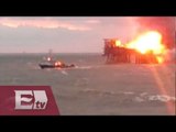 Continúa búsqueda de trabajadores tras incendio en plataforma petrolera de Azerbaiyán