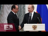 Hollande y Putin acuerdan trabajar conjuntamente para destruir a ISIS/ Vianey Esquinca