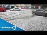 VIDEO: Histórica granizada causa afectaciones por toda la capital mexicana