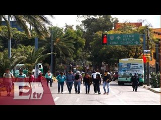 Normalistas bloquean calles de Oaxaca / Pascal Beltrán