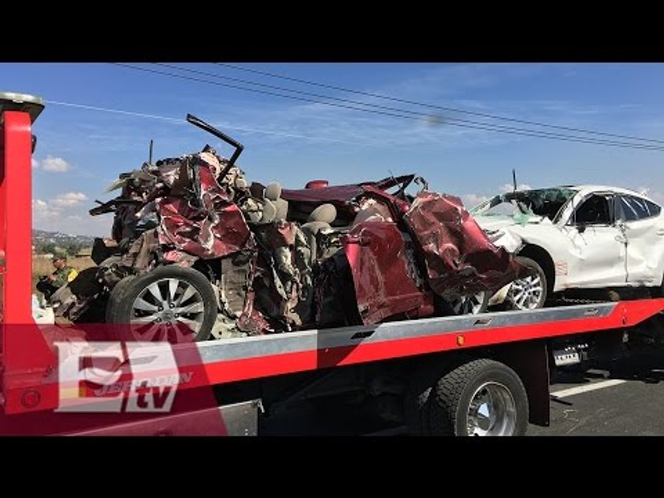 Densa niebla habría provocado fatal accidente sobre Circuito Exterior Mexiquense/ Yuriria Sierra