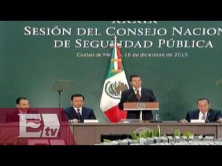 Encabeza EPN Consejo de Seguridad Pública  / Yuriria Sierra