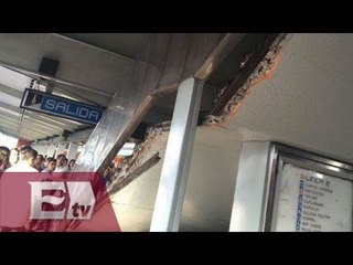 Se desprenden escaleras en Metro Nativitas: hay dos lesionados / Ingrid Barrera