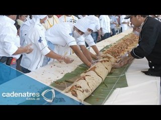 Metepec rompe récord con la Cazuela y el Taco Placero más grandes del mundo