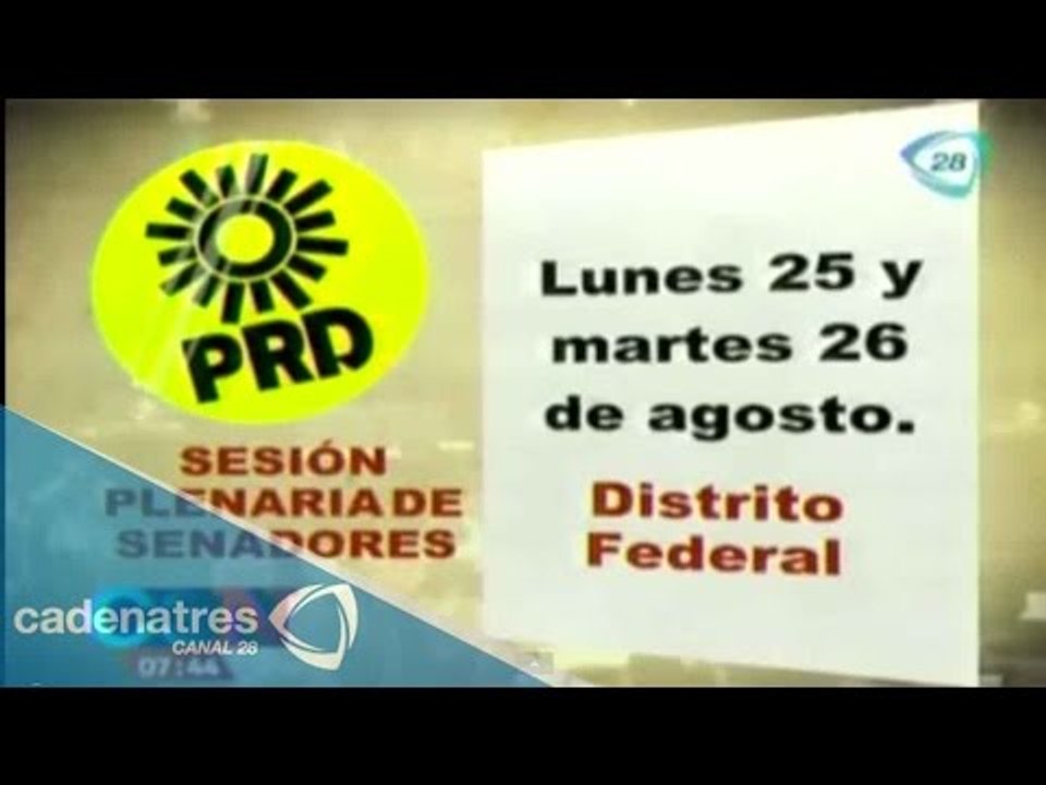 Partidos difunden plenarias / Matches broadcast plenary