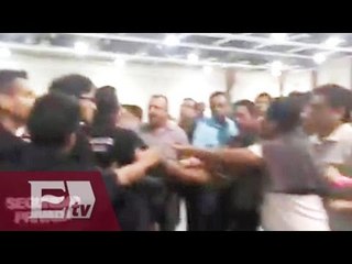 Intento de boicot de la CETEG al examen docente en Acapulco/ Vianey Esquinca