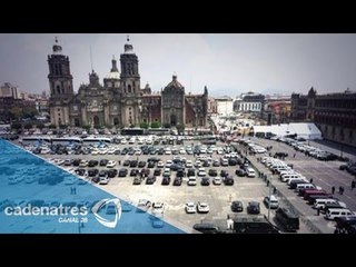 SSP se deslinda de lo ocurrido en la plancha del zócalo y el uso como estacionamiento