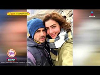 Novia de José Ron sin rencores con él | Sale el Sol