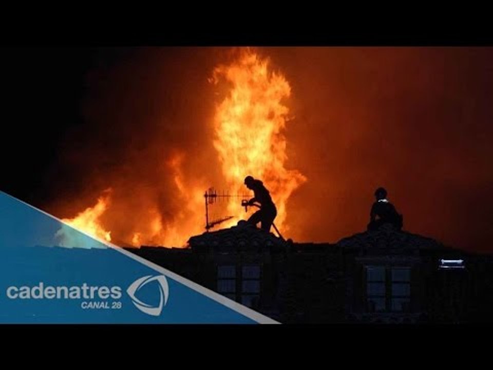 Incendio en edificio en obra de Culiacán, Sinaloa
