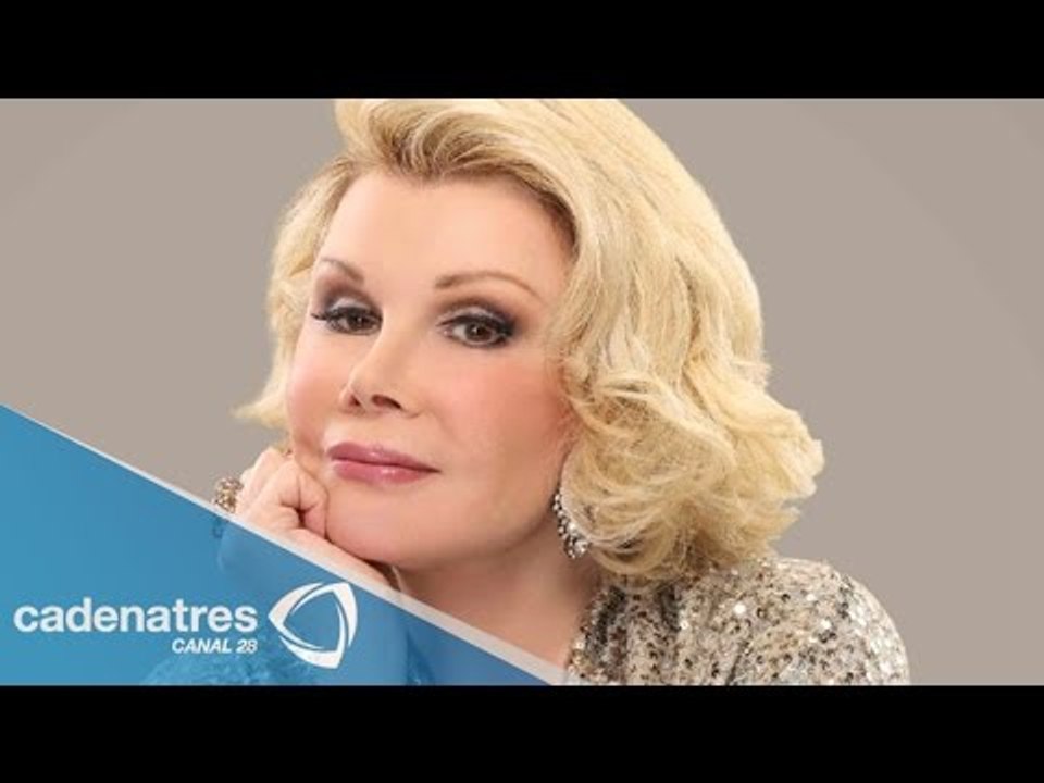 Muere Joan Rivers / Joan Rivers dies