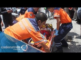 Camioneta atropella a menores mientras marchaban con motivo del 16 de septiembre