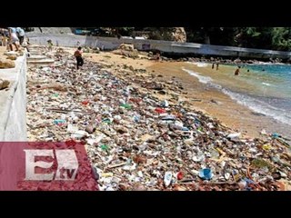 Turistas dejan un "mar de basura" en Acapulco / Ricardo Salas