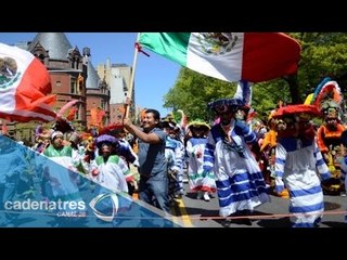 Las calles de Manhattan se pintan de los colores mexicanos
