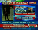 Russian Prez Vladimir Putin on 2-day visit; India to ink $5 billion missile deal with Russia
