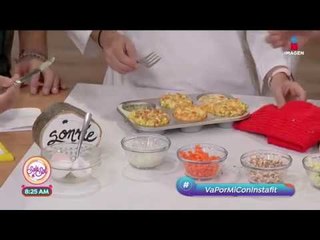 ¡Disfruta este día de unos nutritivos muffins de huevo! | Sale el Sol
