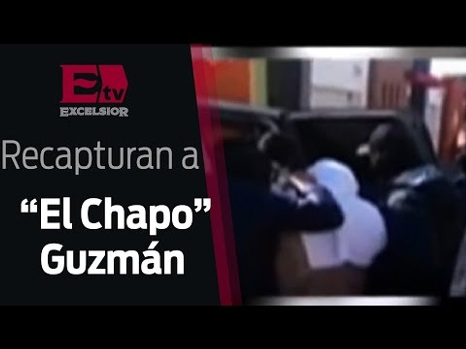 Imágenes de “El Chapo” momentos después de ser recapturado en Los Mochis