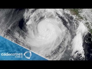 Llega huracán Norbet a Baja California Sur