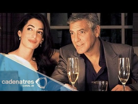 George Clooney confiirma su boda / George Clooney confiirms your wedding