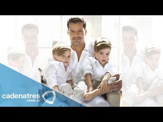 'Papá, ¿yo he estado en tu barriguita?'; Hijo de Ricky Martin