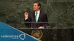 Peña Nieto anuncia que México participa en las operaciones de mantenimiento de la paz
