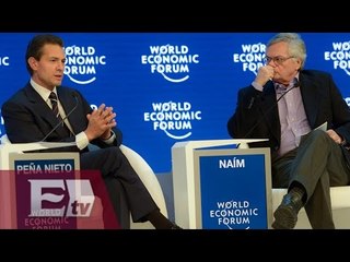 Peña Nieto expone en Davos las fortalezas de México/ Hiram Hurtado