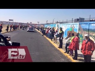 5º simulacro en Ecatepec por visita del Papa Francisco / Ingrid Barrera