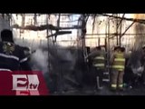 Incendio reduce a cenizas puestos semifijos en avenida Revolución/ Vianey Esquinca