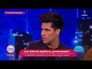 ¡Luis Alberto Aguilera sin rencor a su papá! | Sale el Sol