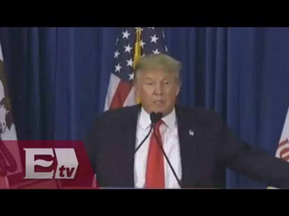 Arrestan a hombre que le lanzó tomates a Donald Trump / Yuriria Sierra