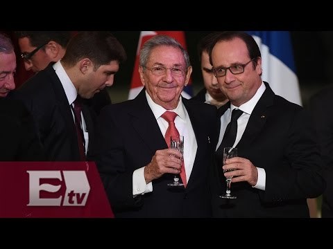 Raúl Castro se reúne con Hollande en su histórica visita a Francia/ Paola Virrueta