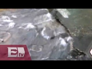 Fuga de agua en calzada de Tlalpan provoca encharcamientos/ Vianey Esquinca