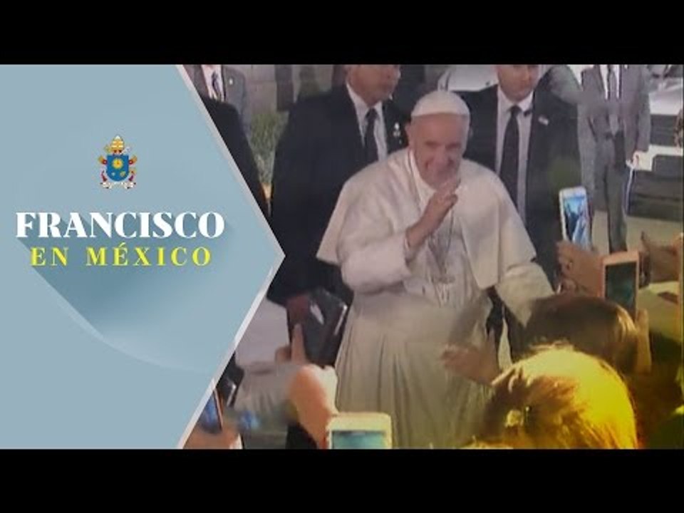 Papa Francisco arriba a la Nunciatura Apostólica
