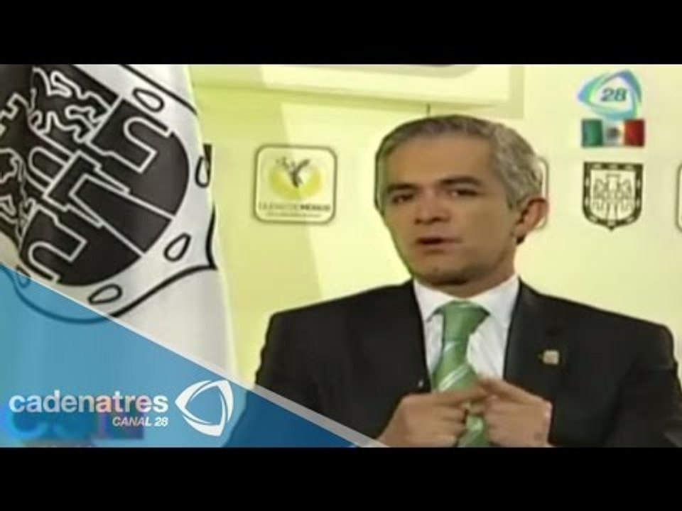 Entrevista exclusiva al jefe de Gobierno Miguel Ángel Mancera