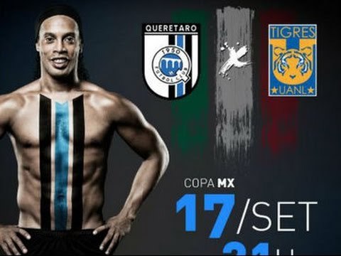 Ronaldinho debuta hoy con Gallos de Queretáro en la Copa MX