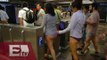 Así se vivió el viaje sin pantalones en el Metro / Paola Virrueta