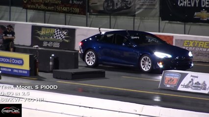 Tesla Model S P100D vs GTR