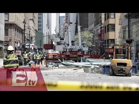 Impactantes imágenes del desplome de una grúa en Estados Unidos / Ricardo Salas