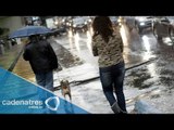 Lluvias en Monterrey provocan desbordamientos de arroyos