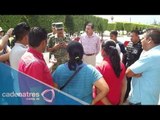 Familiares piden el regreso de los normalistas secuestrados en Iguala, Guerrero