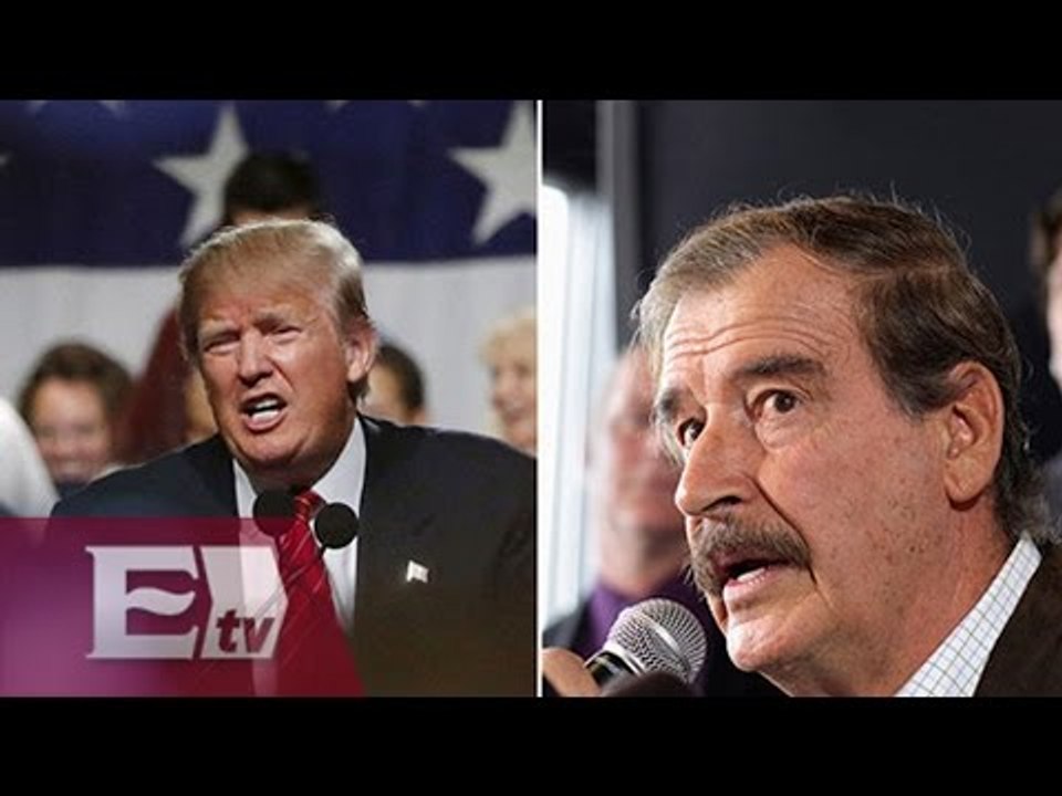 'Trump es un falso profeta', advierte Vicente Fox   / Mariana H