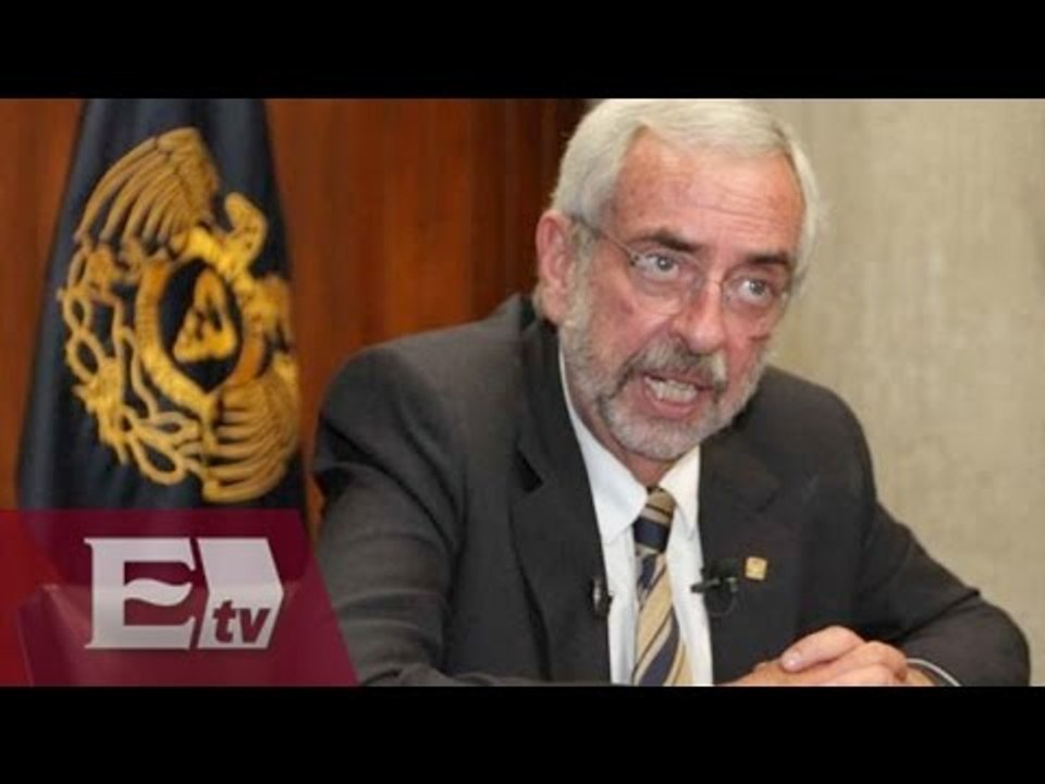 Enrique Graue rechaza uso de drogas dentro de la UNAM / Francisco Zea