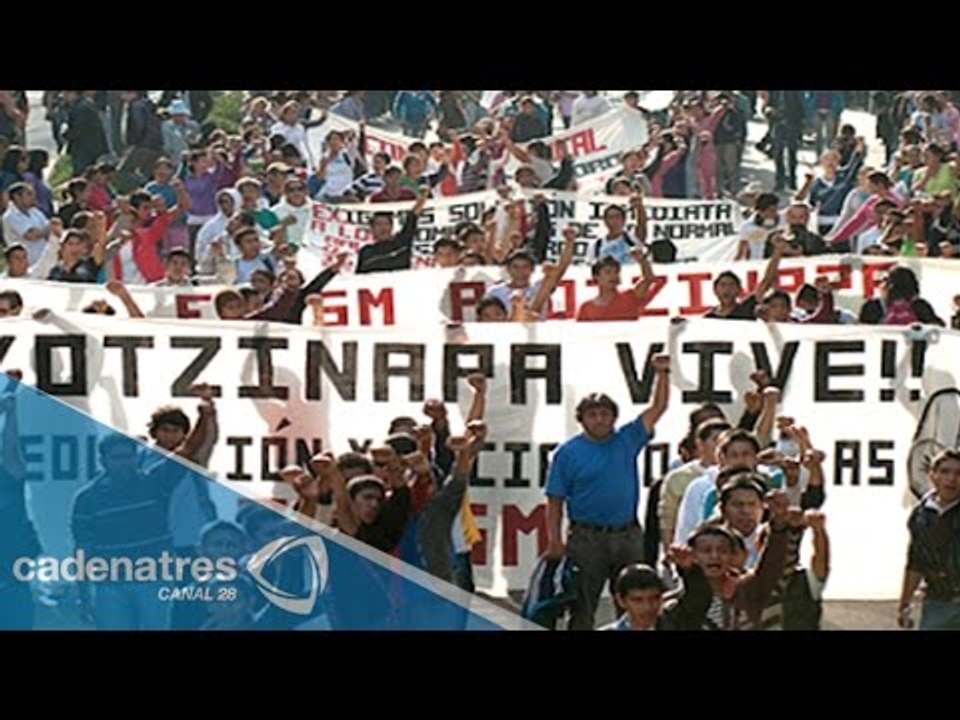 Normalistas de la comunidad de Ayotzinapa marcharon hacia Chilpancingo, GRO