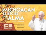 Ambiente festivo en Morelia previo a la visita del Papa Francisco / Pascal Beltrán