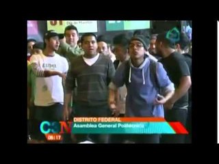 Estudiantes del IPN toman instalaciones del canal Once e instalan Asamblea General